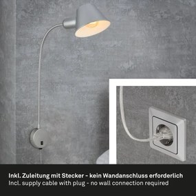 Briloner 2089-014 - Aplică de perete 1xE27/10W/230V crom mat