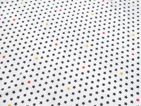 Lenjerie de pat din bumbac alb RUDAS + husa de perna 40 x 50 cm gratuit