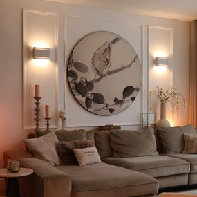 Aplică industrială albă cu 2 lumini - Coen