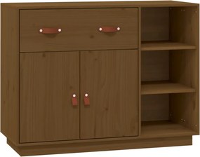 vidaXL Dulap, maro miere, 98,5x40x75 cm, lemn masiv de pin