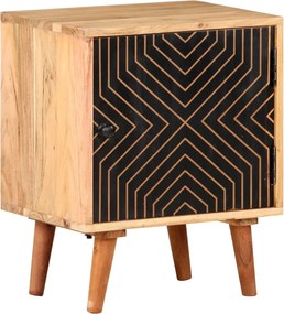 vidaXL Noptieră, 40x30x50 cm, lemn masiv de acacia