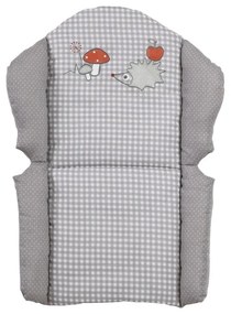 Pernă de scaun pentru copii gri Adam &amp; Eule – Roba