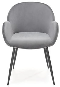 Scaun tapitat K480 - Gri