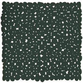 Spirella Suport antiderapant pentru duș GALETS,verde închis, 53 x 53 cm
