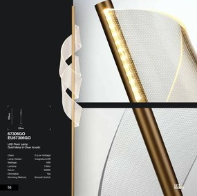 Lampa de podea LED deosebita design lux Belle