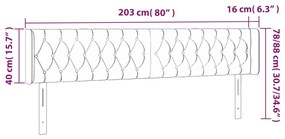 Tablie de pat cu aripioare roz 203x16x78 88 cm catifea 1, Roz, 203 x 16 x 78 88 cm