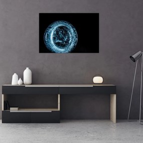 Tablou cu picături de gheață (90x60 cm)