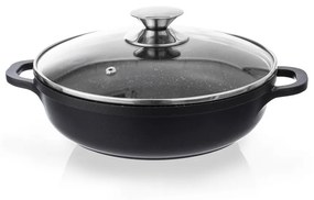 Cratiță Orion Grande, cu capac din sticlă, diam. 24 cm, 24 cm