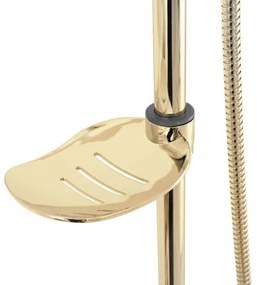 REA-P7006 - Set de duș LUIS cu baterie, auriu