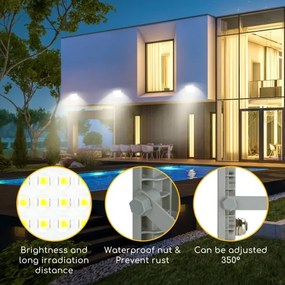 Proiector LED Aigostar LED/100W/230V gri 4000K IP65