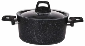Cratiță din aluminiu cu capac EH Granite 4,4 l , diam. 24 cm