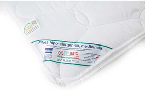 PILOTA HIPOALERGENICA, MEDICINALA, 400 G/MP, 150X200 CM, ANOTIMP IARNA, MATERIAL HUSA MICROFIBRA, UMPLUTURA POLIESTER, ALB