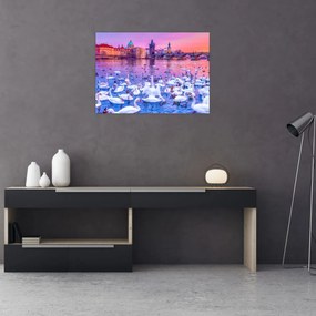 Tablou pe sticlă - Praga (70x50 cm)