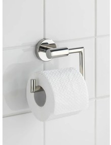 Suport pentru hârtie igienică argintiu lucios de montat pe perete din oțel inoxidabil Bosio – Wenko