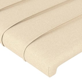 Tablie de pat cu aripioare crem 103x16x78 88 cm textil 1, Crem, 103 x 16 x 78 88 cm