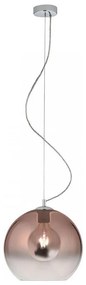Lustră pe cablu Redo 01-2076 BOWL 1xE27/42W/230V d. 30 cm cupru