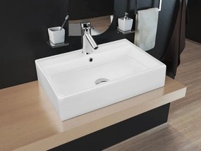 Lavoar Valeria Alb ceramica sanitara - 50,5 cm