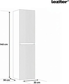 Trent suspendat dulap lateral lumina verde-alb