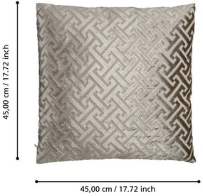 Pernă decorativă Eglo 420076 SINGU 45x45 cm bej