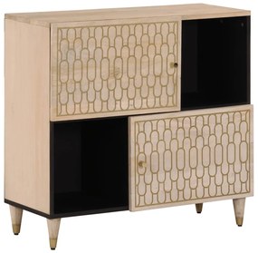 vidaXL Dulap lateral, 80x33x75 cm, lemn masiv de mango