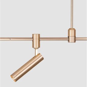 Sistem tubular magnetic-decorativ GRAMMI 03 H-75cm, auriu satinat