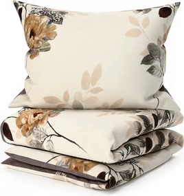 Lenjerie de pat reversibila DUO SENSE CARMELIA cu modele + husa pentru perna 40x50 cm GRATUIT Dimensiune lenjerie de pat: 70 x 90 cm | 140 x 200 cm