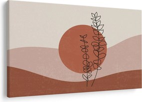 Tablou - Boho frunze N⁰1 (90x60 cm)