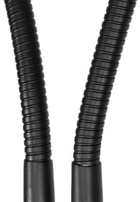 Lampa de podea moderna neagra cu 2 lumini - Carmen