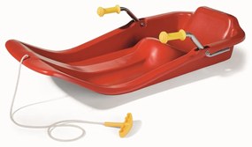 Sanie bob Rolly Toys din plastic Jetstar cu frânemetalice, 41 x 93 cm