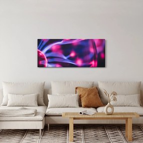 Tablou abstract mov (120x50 cm)