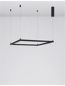 Lustra suspendata LED dimabila design modern ETERNA negru NVL-9990734