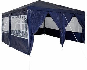 vidaXL Cort pentru Petreceri albastru 400 x 400 x 266 cm Polietilenă