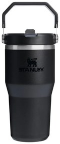 Termos negru din oțel inoxidabil 600 ml IceFlow™ Flip Straw 2.0 Tumbler Black – Stanley