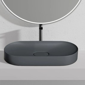 Lavoar Iris gri mat L70 cm