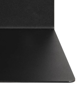 Raft dublu de perete din metal Actona Joliet, lățime 35 cm, negru
