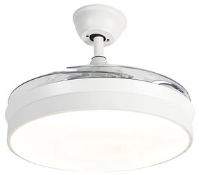 Ventilator de tavan alb cu telecomandă inclusiv LED - Xiro