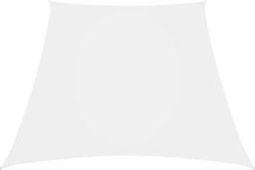 vidaXL Pânză parasolar, alb, 3/4x3 m, țesătură oxford, trapez