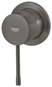 Baterie dus incastrata Grohe Essence antracit periat Hard Graphite cu corp ingropat