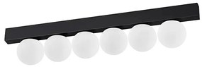 Plafonieră LED Ideal Lux PING PONG 6xLED/3W/230V CRI 90 negru