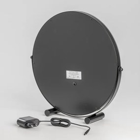 BRILAGI - Oglindă de machiaj LED reglabilă CALIFORNIA LED/17W/230V Ø 42 cm, neagră
