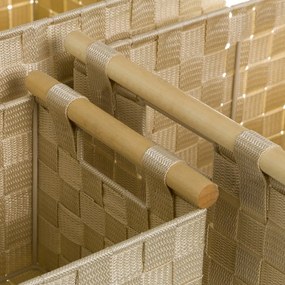 Coșuri de depozitare 3 buc. din material textil – Casa Selección