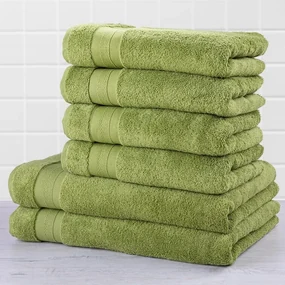 Set prosoape frotir MEXICO verde, 6 buc
