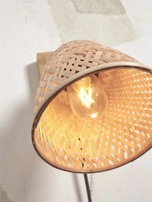 Aplica de perete eco din bambus Java nat/15x17, natural