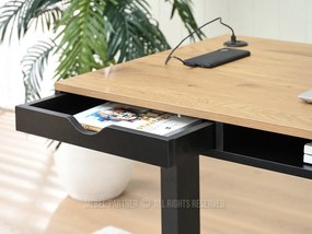 Masă PC Osto 140 (stejar negru + negru). 1109839