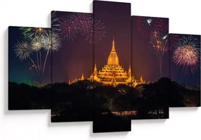 Tablou cu artificii în Asia (150x105 cm)