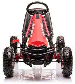 Pedal go-kart roșu