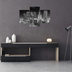 Tablou - Alb și negru New York (90x60 cm)