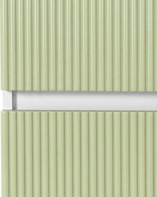 Dulap suspendat Trent alb-verde deschis