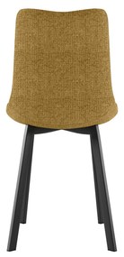 STONES Scaun acoperit cu material textil ușor de curățat. Picioare din metal vopsit 45cm X 56cm H. 86cm | Aosom Romania