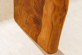 Banca din lemn de tec Nature Root 100cm